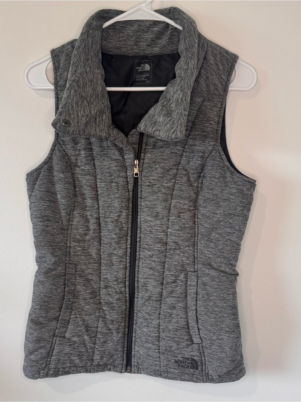 The North Face Pseudio Vest Women’s Small Gray Insulated Full Zip